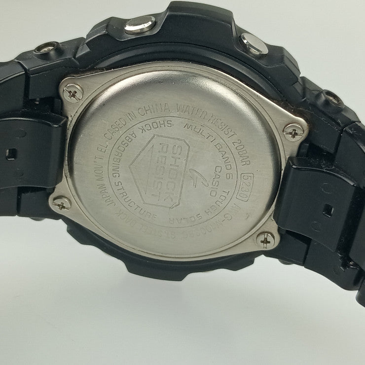 CASIO カシオ 腕時計 G-SHOCK Gショック AWG-M100SBC-1AJF ブラック 樹脂 ステンレス メンズ アナデジ ソーラー電波