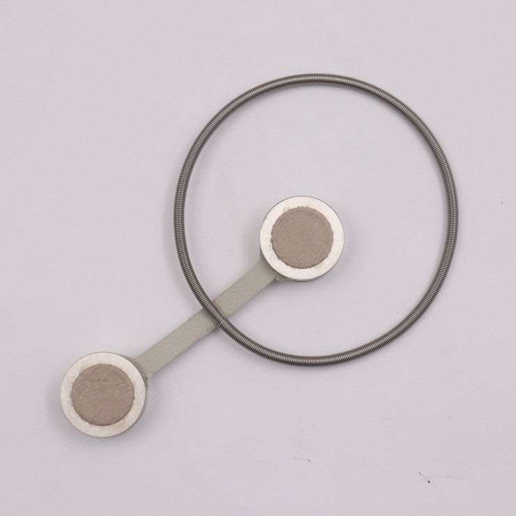 新品未使用展示品 HERMES エルメス FIXATION CARRE BOITIER その他ファッション雑貨 019012S メタル マットシルバー スカーフ用ハンギングセット 壁取付 マグネット式 スカーフホルダー