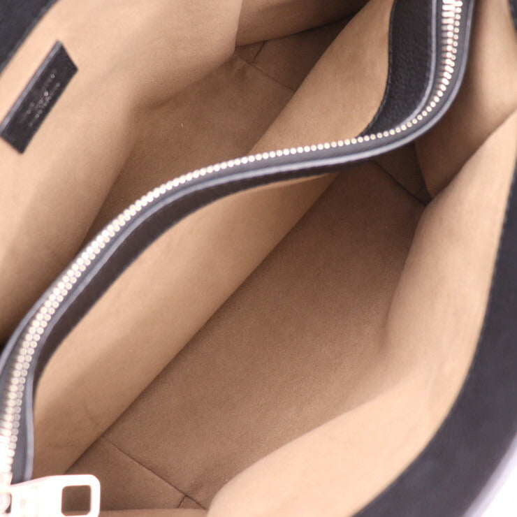 LOUIS VUITTON ルイ ヴィトン セーヴル モノグラム マヒナ ハンドバッグ M41788 レザー ブラック シルバー金具 ショルダーバッグ トートバッグ ビトン