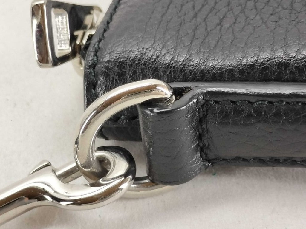 GUCCI グッチ クラッチバッグ コスモポリス 387075 ブラック系 レザー メンズ セカンドバッグ 美品