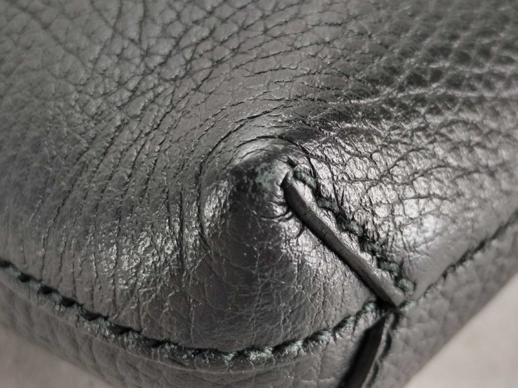GUCCI グッチ クラッチバッグ コスモポリス 387075 ブラック系 レザー メンズ セカンドバッグ 美品