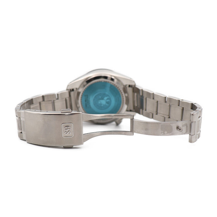 新品未使用展示品 SEIKO セイコー スプリングドライブ GMT グランドセイコー スポーツコレクション 腕時計 SBGE253  ステンレススチール セラミックス シルバー ブラック文字盤 自動巻き GS 9R66-0BB0 パワーリザーブ