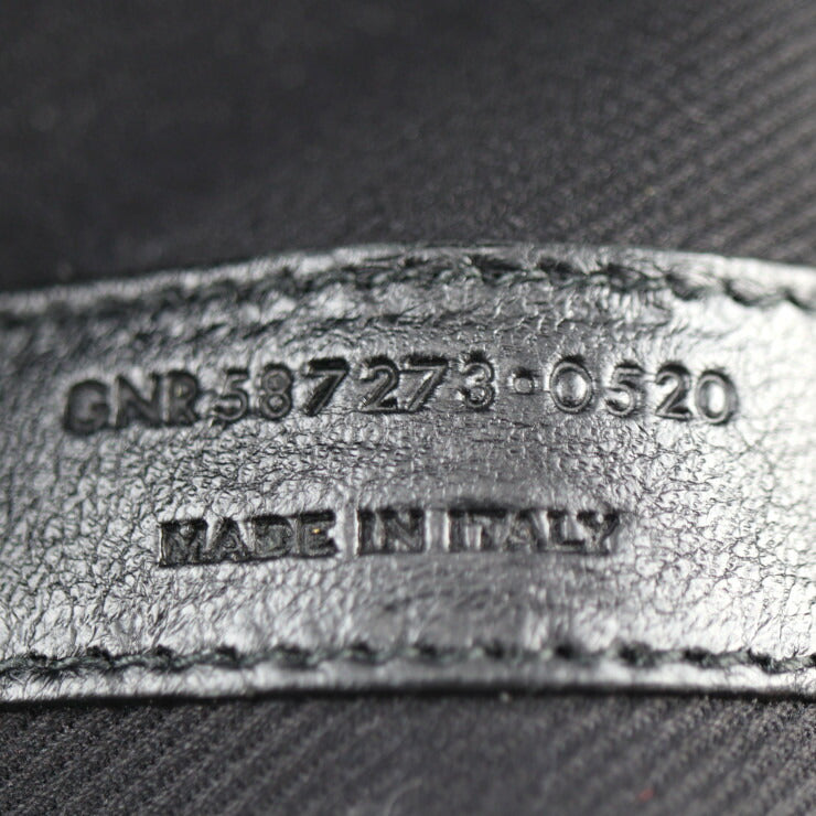 美品 SAINT LAURENT PARIS サンローランパリ リヴ ゴーシュ トートバッグ 587273 レザー ブラック シルバー金具 ハンドバッグ