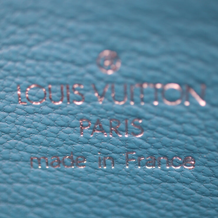 超美品 LOUIS VUITTON ルイ ヴィトン ジッピー ウォレット モノグラム 長財布 N81277 リザード メタライズド ブルー シルバー金具 ラウンドファスナー エキゾチックレザー ビトン