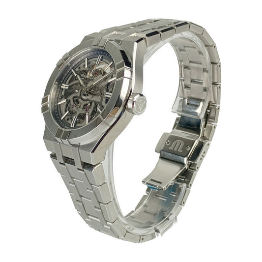 新古未使用展示品 MAURICE LACROIX モーリス・ラクロア 腕時計 AIKON AUTOMATIC アイコン オートマチック スケルトン AI6007-SS002-030-1 シルバー SS メンズ 裏スケ 自動巻き