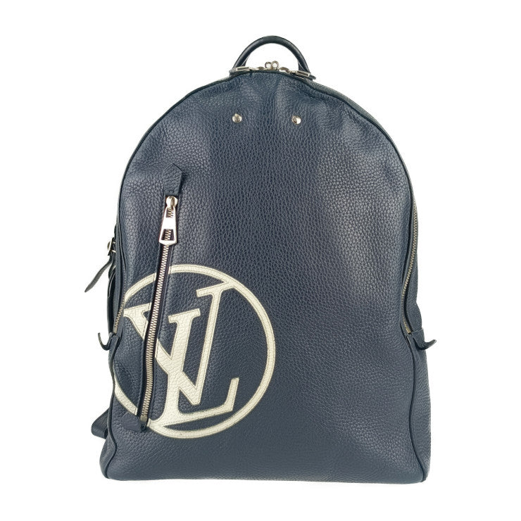 LOUIS VUITTON ルイヴィトン リュックサック LVサークル アルマンド M53442 ダークネイビー シルバー金具 トリヨンカーフレザー メンズ バックパック
