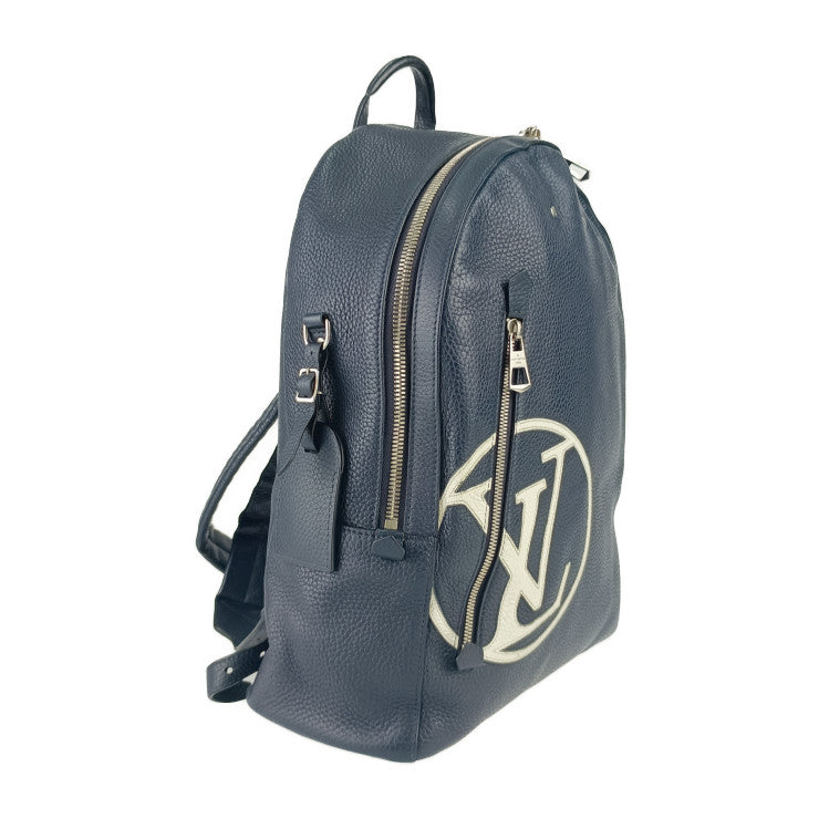 LOUIS VUITTON ルイヴィトン リュックサック LVサークル アルマンド M53442 ダークネイビー シルバー金具 トリヨンカーフレザー メンズ バックパック