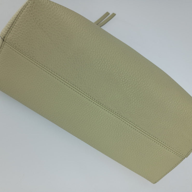 超美品 FENDI フェンディ ハンドバッグ バイ ザ ウェイ セレリア ミディアム 8BL155 ASU2F1GMK セージグリーン シルバー金具 カーフレザー レディース 2WAY ショルダーバッグ ミニボストン