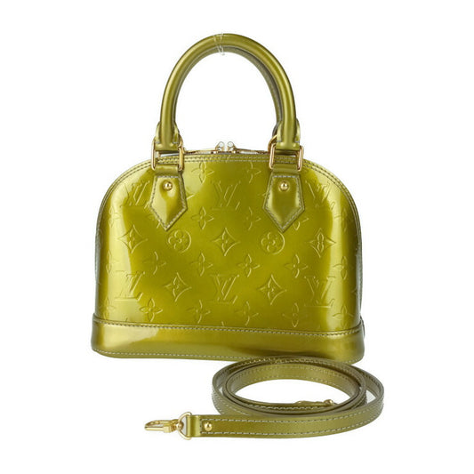 美品 LOUIS VUITTON ルイヴィトン ハンドバッグ アルマBB M91677 グリアールデコ モノグラムヴェルニ・ヴェルニ レディース 2WAY ショルダーバッグ