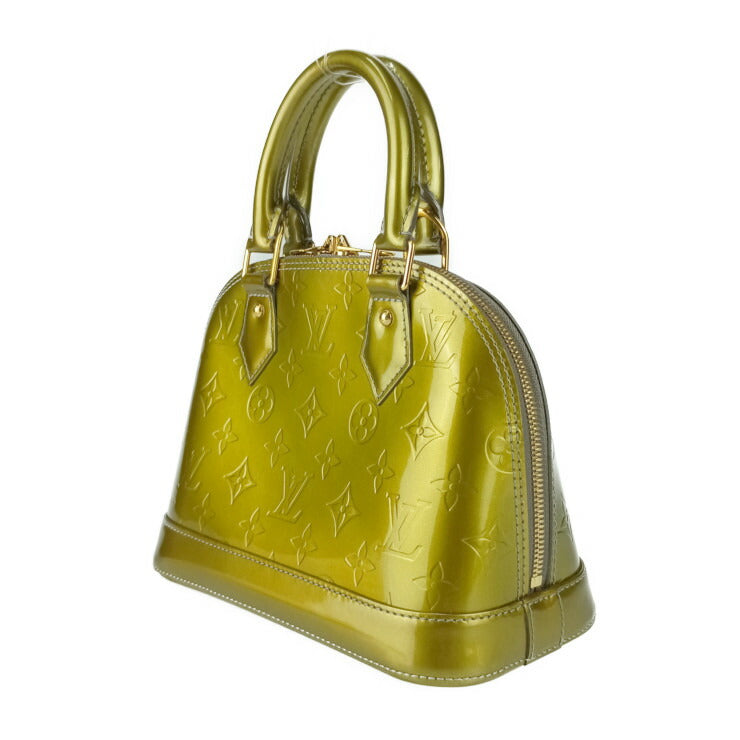 美品 LOUIS VUITTON ルイヴィトン ハンドバッグ アルマBB M91677 グリアールデコ モノグラムヴェルニ・ヴェルニ レディース 2WAY ショルダーバッグ