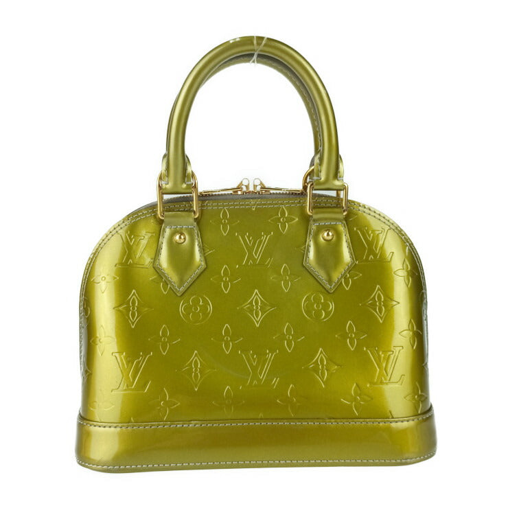 美品 LOUIS VUITTON ルイヴィトン ハンドバッグ アルマBB M91677 グリアールデコ モノグラムヴェルニ・ヴェルニ レディース 2WAY ショルダーバッグ