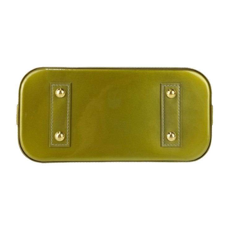 美品 LOUIS VUITTON ルイヴィトン ハンドバッグ アルマBB M91677 グリアールデコ モノグラムヴェルニ・ヴェルニ レディース 2WAY ショルダーバッグ