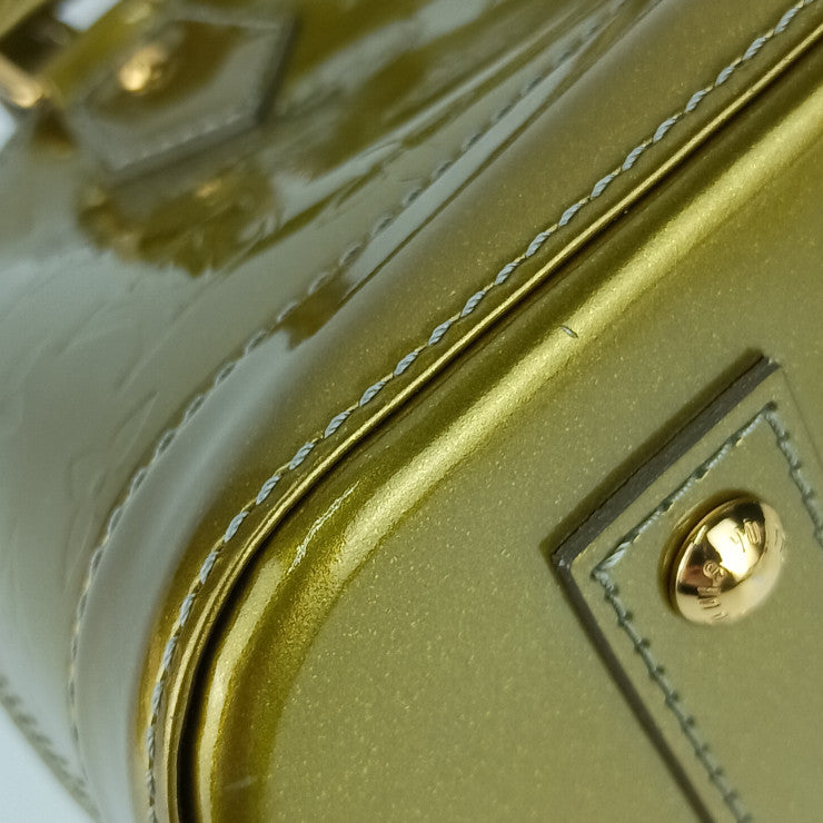 美品 LOUIS VUITTON ルイヴィトン ハンドバッグ アルマBB M91677 グリアールデコ モノグラムヴェルニ・ヴェルニ レディース 2WAY ショルダーバッグ