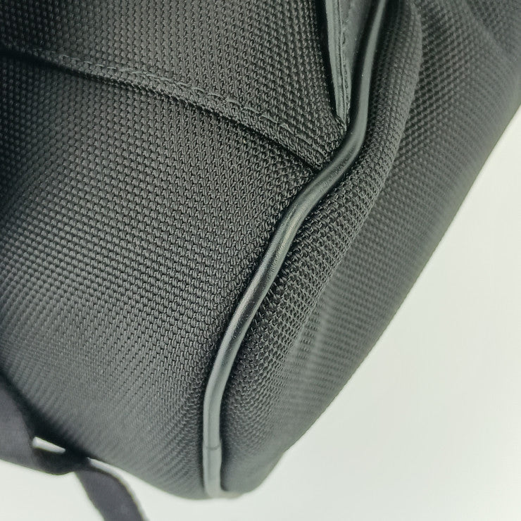 超美品 GUCCI グッチ リュックサック シェリーライン バックパック 630918 ブラック シルバー金具 キャンバス レザー ユニセックス ウェブストライプ