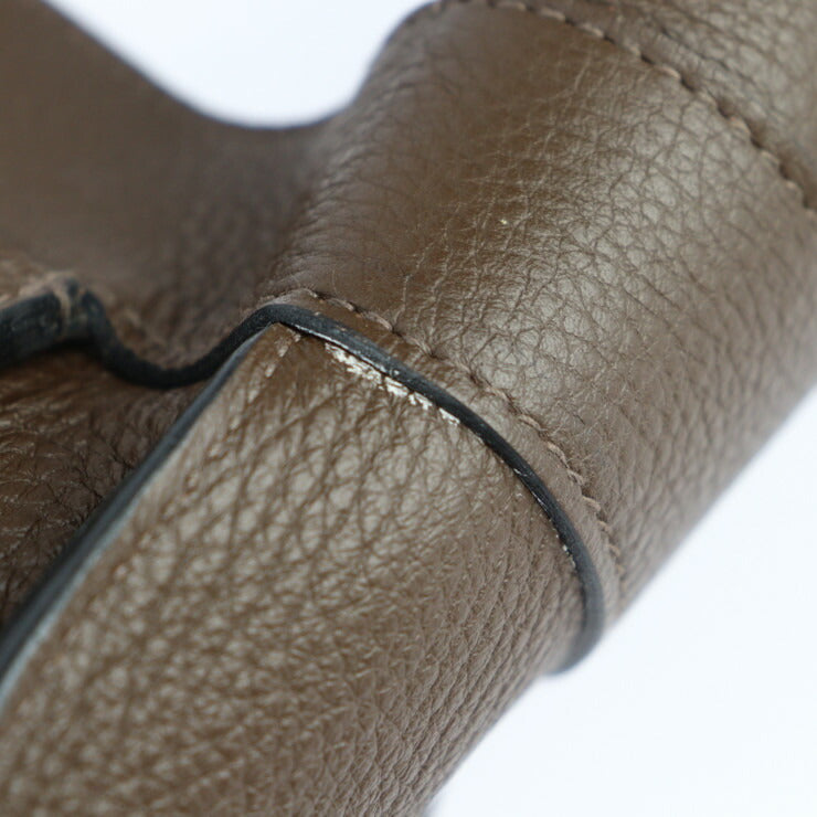 美品 HERMES エルメス マルワリ PM ハンドバッグ - トリヨンクレマンス ブラウン系 シルバー金具 ショルダーバッグ □N刻印