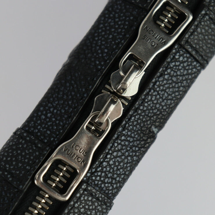 LOUIS VUITTON ルイ ヴィトン ソフトトランク・ウォレット モノグラム ショルダーバッグ M81776 レザー ブラック シルバー金具 ポシェット 2WAY クラッチバッグ セカンドバッグ ビトン