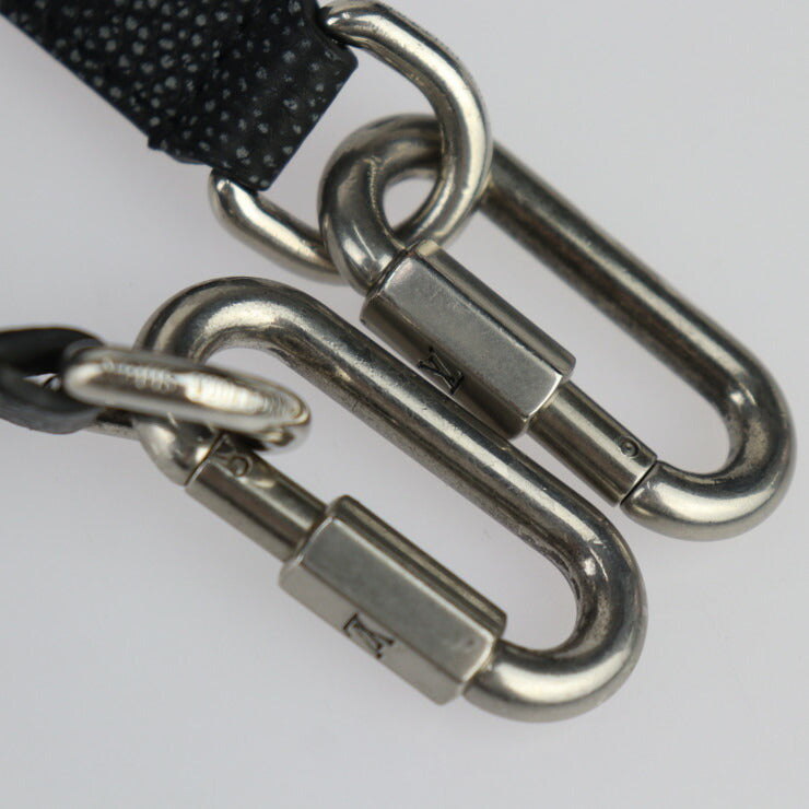 LOUIS VUITTON ルイ ヴィトン ソフトトランク・ウォレット モノグラム ショルダーバッグ M81776 レザー ブラック シルバー金具 ポシェット 2WAY クラッチバッグ セカンドバッグ ビトン