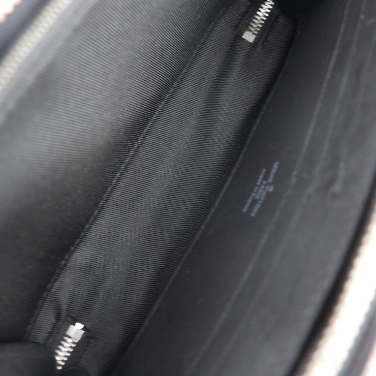 LOUIS VUITTON ルイ ヴィトン ソフトトランク・ウォレット モノグラム ショルダーバッグ M81776 レザー ブラック シルバー金具 ポシェット 2WAY クラッチバッグ セカンドバッグ ビトン