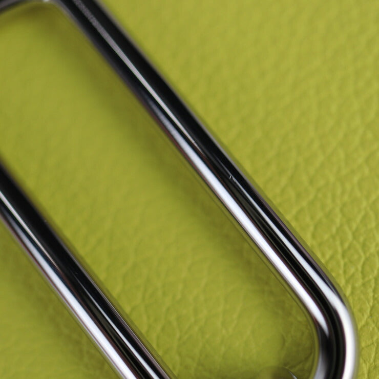 新古未使用展示品 HERMES エルメス ロウリス ルリ スリム 二つ折り財布 082212CKAK エバーカラー ライム ブラン シルバー金具 コンパクトウォレット ポーチ U刻印