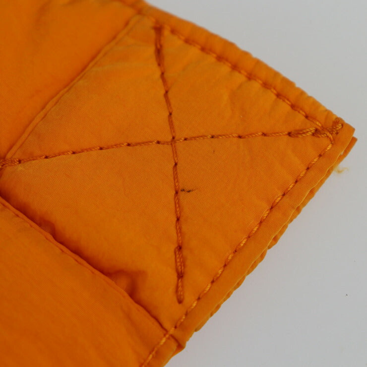 美品 BOTTEGAVENETA ボッテガヴェネタ パデッド テック カセット ウエストバッグ マキシイントレチャート ボディバッグ 679763 ナイロン オレンジ ショルダーバッグ