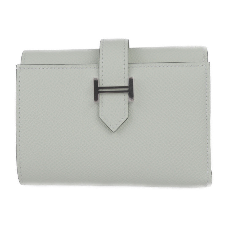 新品未使用展示品 HERMES エルメス ベアン コンビネ 三つ折り財布 - ヴォーエプソン ヴェールフィズ シルバー金具 B刻印