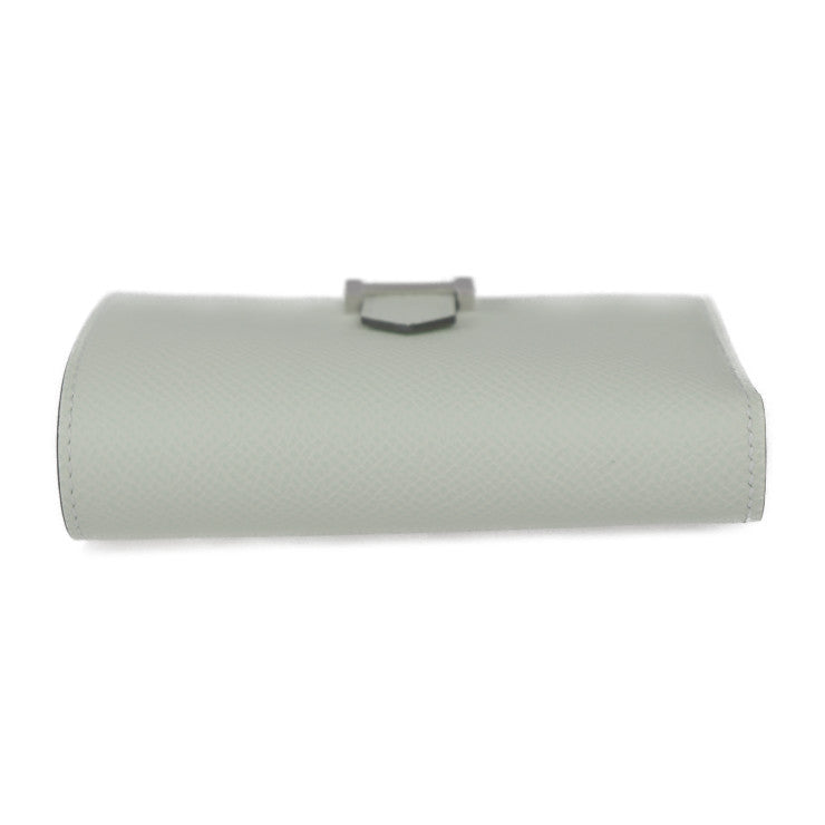 新品未使用展示品 HERMES エルメス ベアン コンビネ 三つ折り財布 - ヴォーエプソン ヴェールフィズ シルバー金具 B刻印