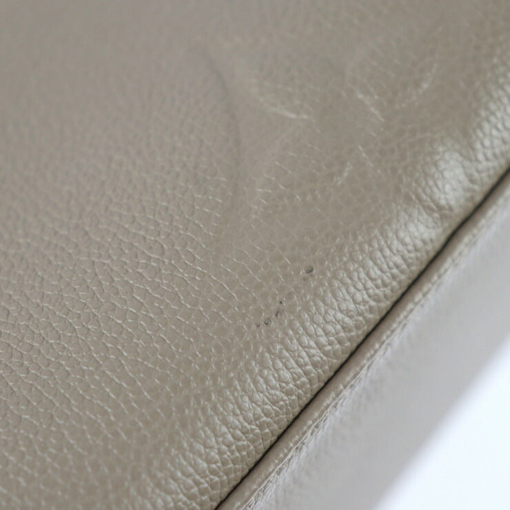 美品 LOUIS VUITTON ルイ ヴィトン グラン パレMM モノグラムアンプラント ハンドバッグ M45833 レザー トゥルトレール ゴールド金具 2WAY ショルダーバッグ ベージュ系