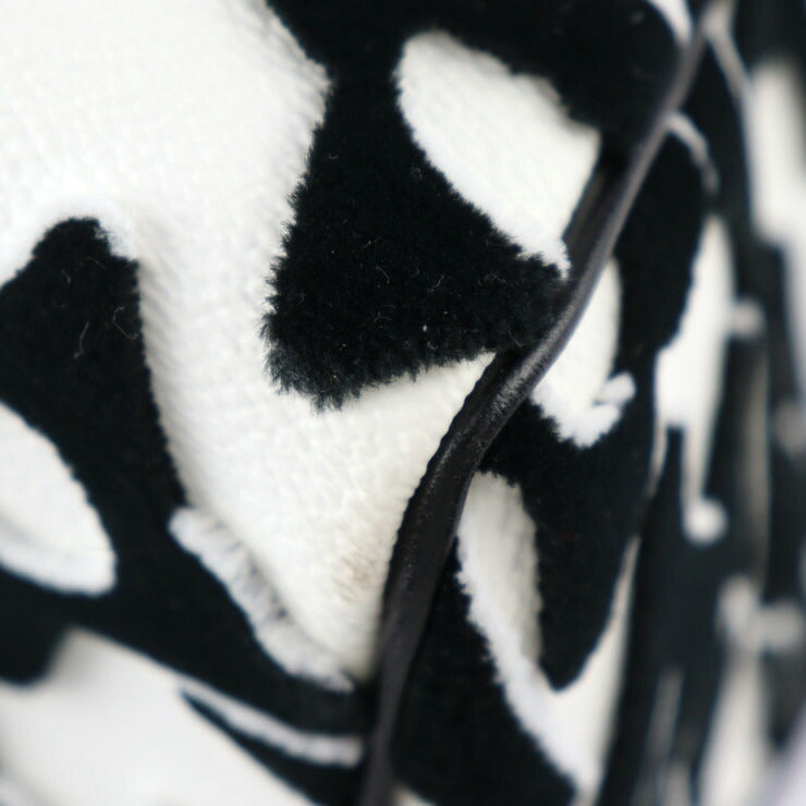 美品 LOUIS VUITTON ルイ ヴィトン スピーディ バンドリエール 25 ウルス フィッシャー ハンドバッグ M45563 タフテッド モノグラムキャンバス×レザー ホワイト ブラック シルバー金具 2WAY