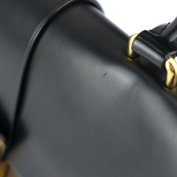 LOUIS VUITTON ルイ ヴィトン ワンハンドル フラップバッグ MM モノグラム ハンドバッグ M43125 PVC カーフ ブラウン ブラック ゴールド金具 2WAY ショルダーバッグ ビトン