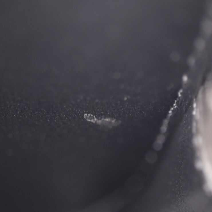 超美品 CELINE セリーヌ 小銭入れ コインケース - レザー ブラック シルバー ラウンドファスナー マルチケース 小物入れ ロゴ