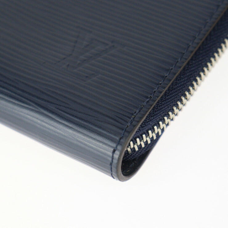 超美品 LOUIS VUITTON ルイ ヴィトン ポシェットジュールGM セカンドバッグ M64154 エピレザー ブルーマリーヌ シルバー金具 L字ファスナー クラッチバッグ ポーチ ビトン