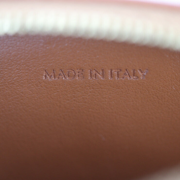 新古未使用展示品 CELINE セリーヌ クロスボディ オーバルパース キュイル トリオンフ ショルダーバッグ 10I703DPQ.04LU カーフスキン ブラウン ゴールド金具 ポシェット