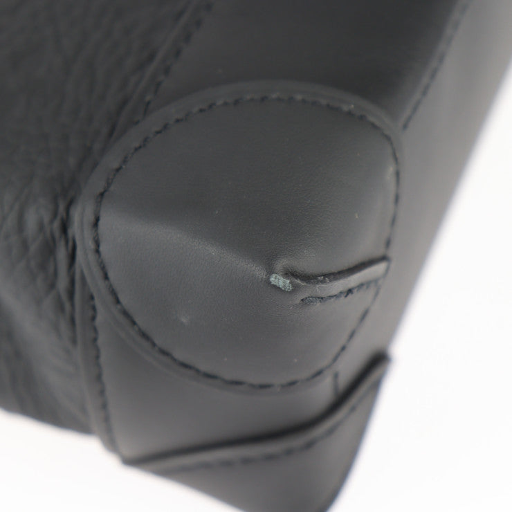 美品 LOUIS VUITTON ルイ ヴィトン スティーマー PM モノグラム ハンドバッグ M24436 トリヨンレザー ブラック 2WAY ショルダーバッグ