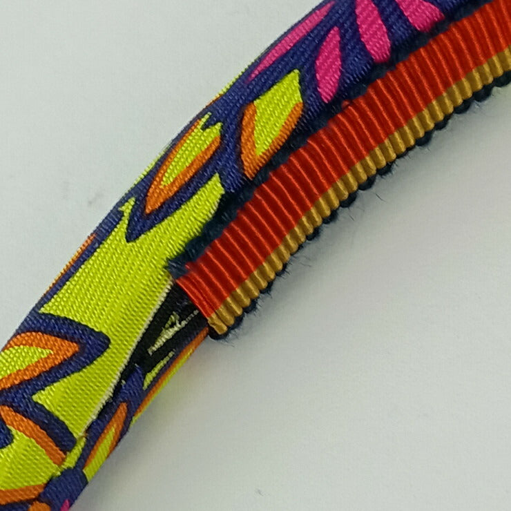 New, unused, display item, HERMES Elsa headband - yellow, multi-color, silk, women's hair accessory, hair ornament