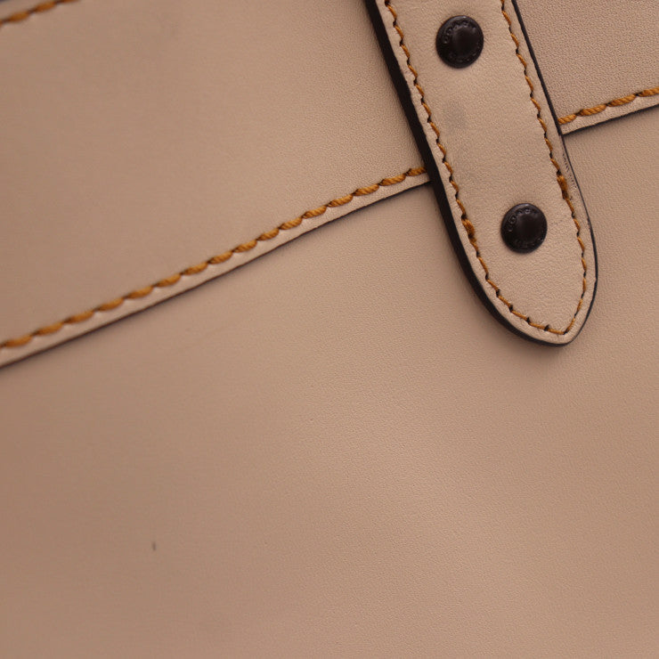 超美品 COACH コーチ フィールド トート 40 レキシー スペース トートバッグ CG592 レザー ベージュ 2WAY ショルダーバッグ