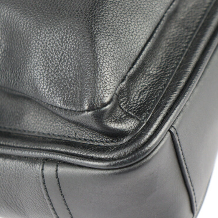 美品 COACH コーチ トンプソン スリム コミューター X ビジネスバッグ 70859 レザー ブラック シルバー金具 2WAY ショルダーバッグ ブリーフケース