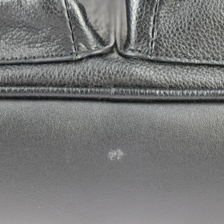 美品 COACH コーチ トンプソン スリム コミューター X ビジネスバッグ 70859 レザー ブラック シルバー金具 2WAY ショルダーバッグ ブリーフケース