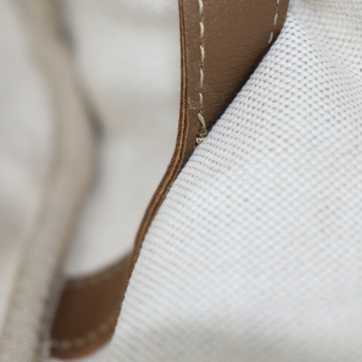 美品 GUCCI グッチ ディアマンテ ボストンバッグ 267905 PVC レザー ブラウン シルバー金具 2WAY ショルダーバッグ 旅行鞄 スーツケース ラウンドファスナー