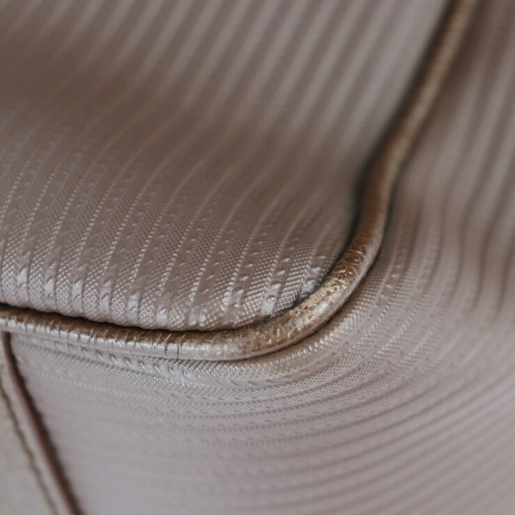 美品 BVLGARI ブルガリ メッセンジャーバッグ ミレリゲ ショルダーバッグ 29754 PVC レザー ブラウン マットシルバー金具 フラップ ロゴプレート