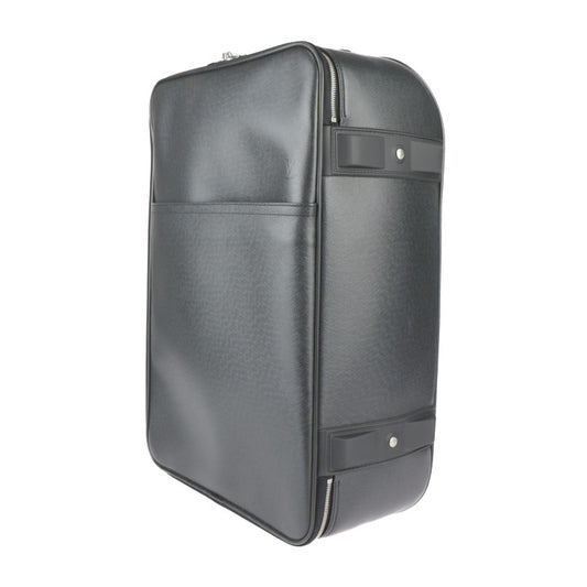 美品 LOUIS VUITTON ルイ ヴィトン ペガス55 タイガ キャリーバッグ M23312 レザー アルドワーズ ブラック系 シルバー金具 スーツケース キャスター付き 旅行鞄 2輪 ビトン