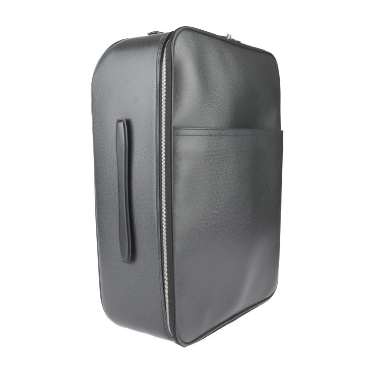 美品 LOUIS VUITTON ルイ ヴィトン ペガス55 タイガ キャリーバッグ M23312 レザー アルドワーズ ブラック系 シルバー金具 スーツケース キャスター付き 旅行鞄 2輪 ビトン