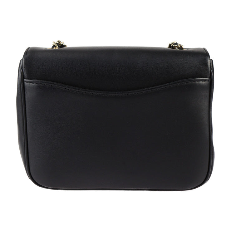 美品 CHANEL シャネル チェーン ショルダーバッグ ショルダーバッグ AS0321 カーフスキン ブラック ゴールド金具 ココマーク クロスボディ