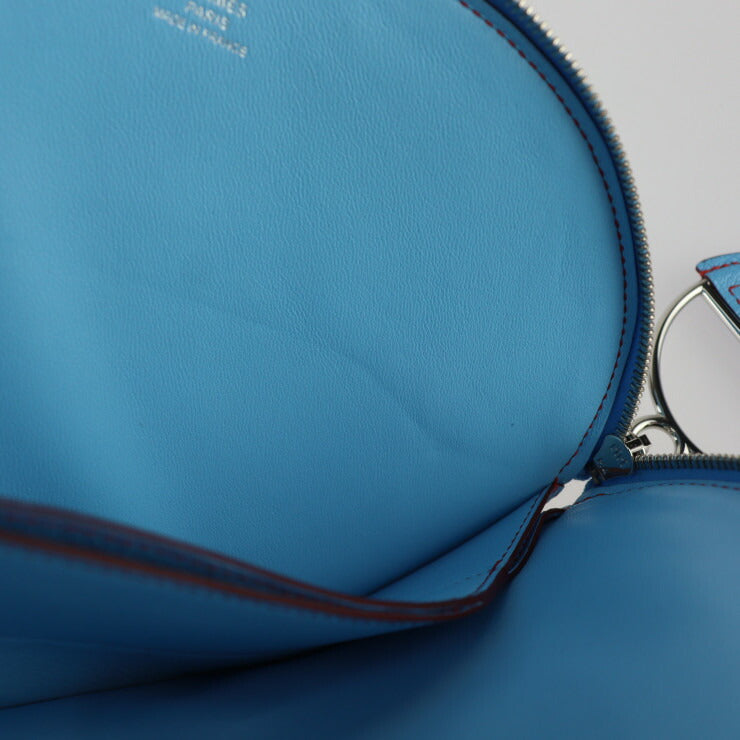 新古未使用展示品 HERMES エルメス イン ザ ループ トゥー ゴー ポーチ ポーチ - シェーブル セレスト シルバー金具 リストレット セカンドバッグ クラッチバッグ D刻印