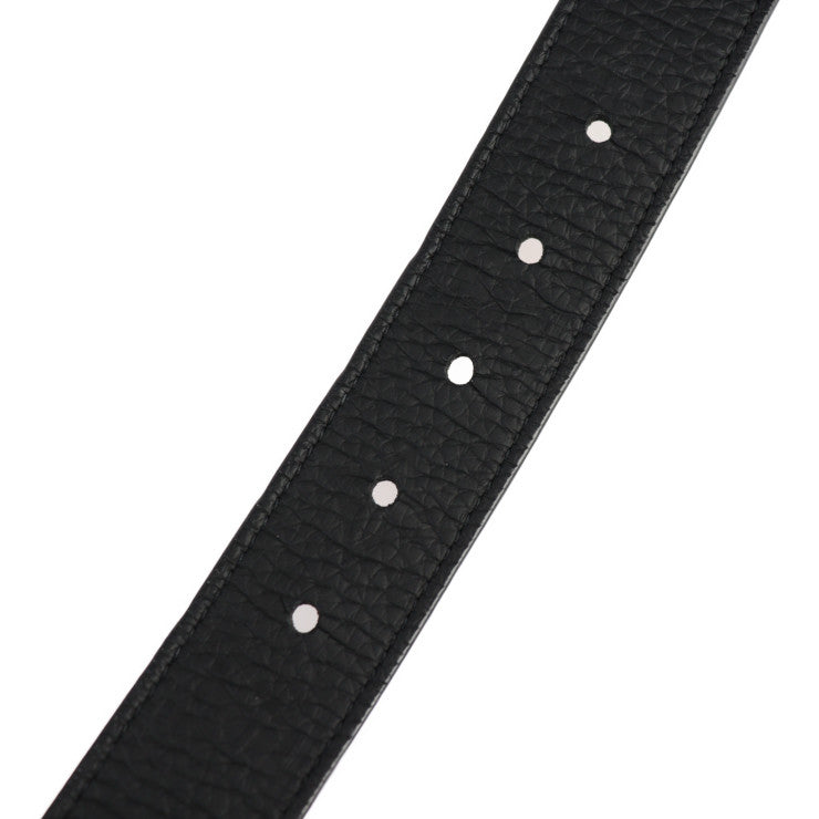 超美品 LOUIS VUITTON ルイ ヴィトン サンチュール シグネチャー モノグラム ベルト MP058U 表記サイズ 90/36 レザー ブラック チェーン ヴァージルアブロー ビトン