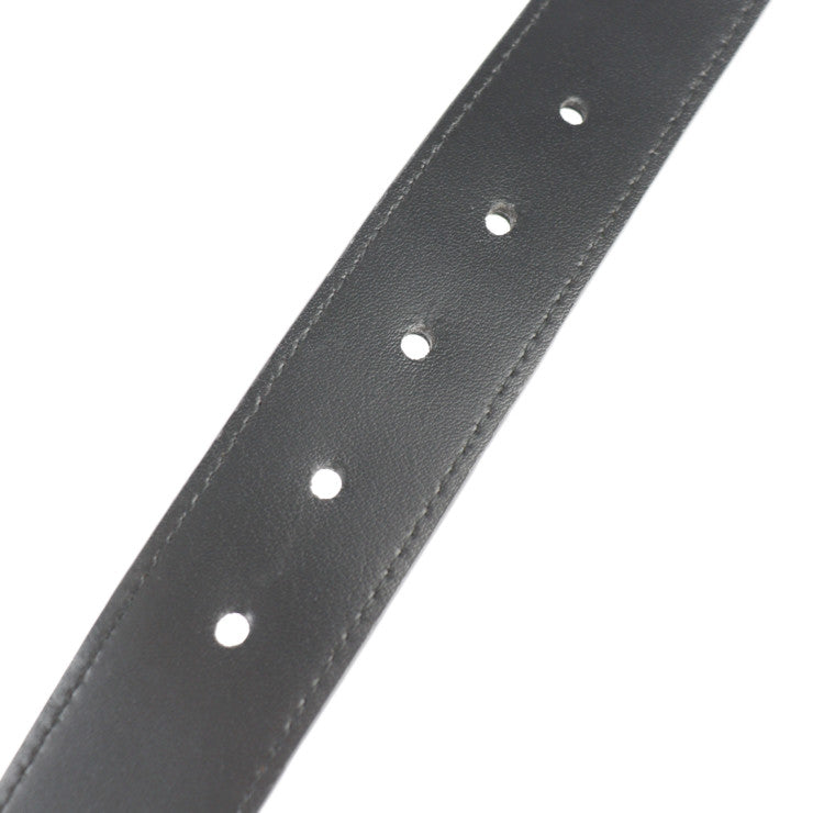 超美品 LOUIS VUITTON ルイ ヴィトン サンチュール シグネチャー モノグラム ベルト MP058U 表記サイズ 90/36 レザー ブラック チェーン ヴァージルアブロー ビトン