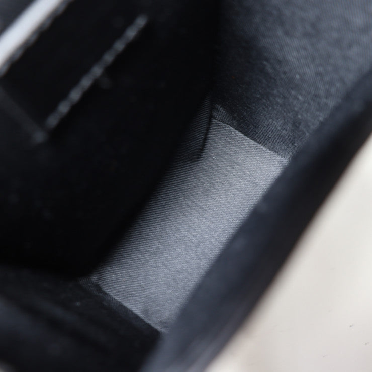 超美品 LOUIS VUITTON ルイ ヴィトン ヴェルティカル トランク ウェアラブル ウォレット モノグラム エクリプス ショルダーバッグ M82077 PVC レザー ブラック