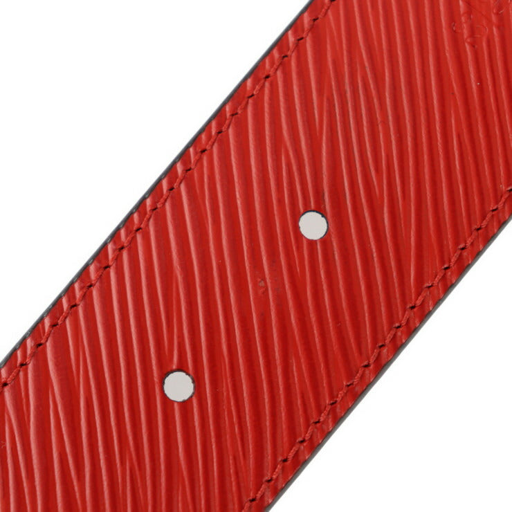 超美品 LOUIS VUITTON ルイ ヴィトン サンチュール LV サークル リバーシブル 35MM ベルト M9936W 表記サイズ 80/32 モノグラムキャンバス エピレザー ブラウン コクリコ ゴールド金具 ビトン