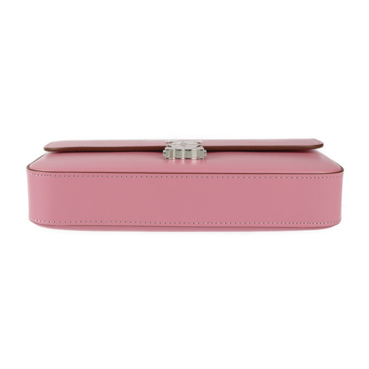 新品未使用展示品 CARTIER カルティエ チェーンショルダーバッグ ドゥーブルC ドゥ カルティエ ショルダーバッグ L1002369 カーフレザー ピンク ペールピンク シルバー金具 ポシェット