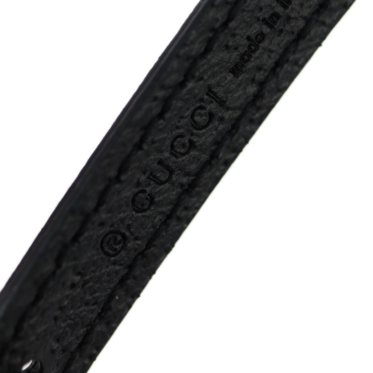 新古未使用展示品 GUCCI グッチ 犬用 ハーネス その他雑貨 692965 表記サイズ XS レザー ブラック ゴールド金具 ドッグ ペット