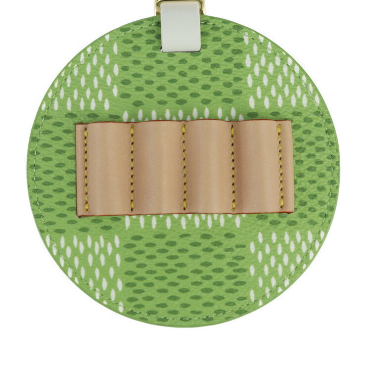 超美品 LOUIS VUITTON ルイ ヴィトン バッグ タグ・ゴルフティー その他小物 GI1063 レザー ダミエ ゴルフ キャンバス グリーン系 ホワイト ゴールド金具 バッグチャーム